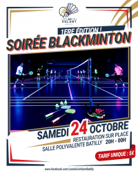 Entrée Soirée Blackmlinton BATILLY